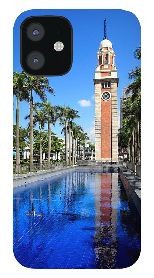 Chinese Culture iPhone 12 Case featuring the photograph Clock Tower In Kowloon , Hong Kong #1 by Ngkaki