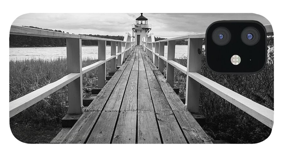 Arrowsic iPhone 12 Case featuring the photograph Doubling Point Light #2 by Kyle Lee