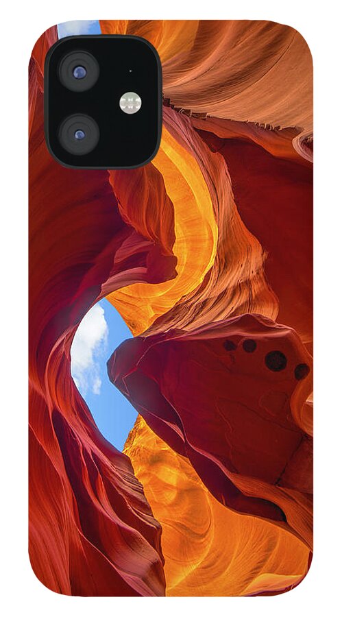 Antelope Canyon iPhone 12 Case featuring the photograph Enduring Beauty #2 by Dustin LeFevre