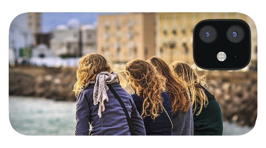 Andalucia iPhone 12 Case featuring the photograph Foreign Students Cadiz Spain #1 by Pablo Avanzini