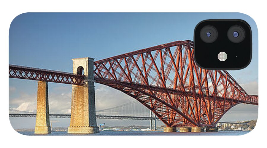 Scotland iPhone 12 Case featuring the photograph Forth rail bridge #2 by Grant Glendinning
