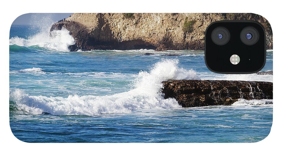 Scenics iPhone 12 Case featuring the photograph Pacific Ocean Waves California Usa #1 by Mark Miller Photos