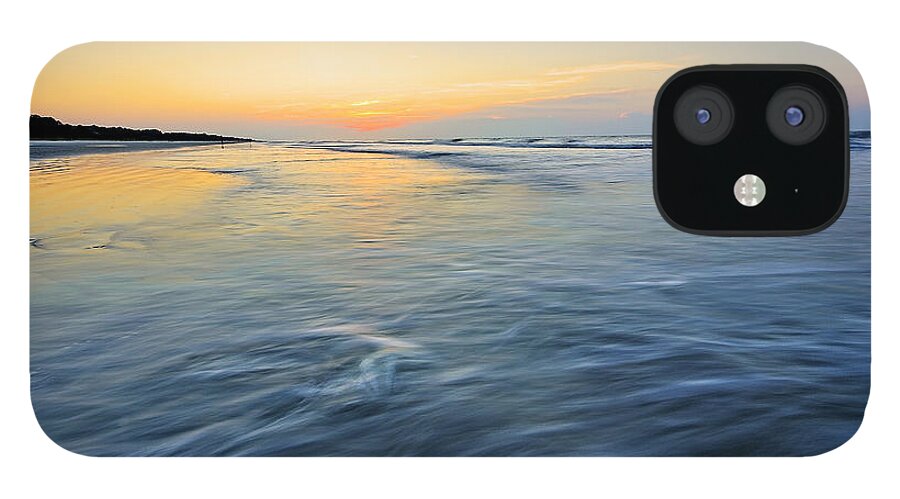 Atlantic Ocean iPhone 12 Case featuring the photograph Sunrise on Hilton Head Island #1 by Peter Lakomy