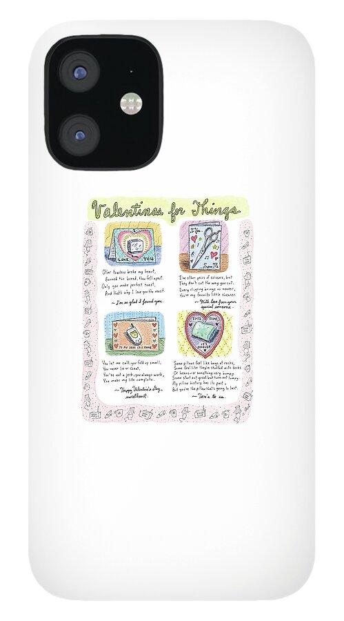 Valentines For Things iPhone 12 Case