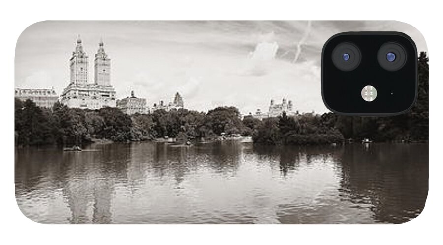 Manhattan iPhone 12 Case featuring the photograph Central Park Spring #17 by Songquan Deng