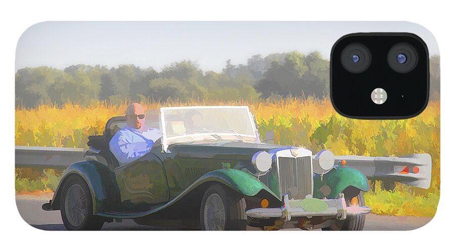 Mg iPhone 12 Case featuring the photograph 1953 Mg Td by Jack R Perry