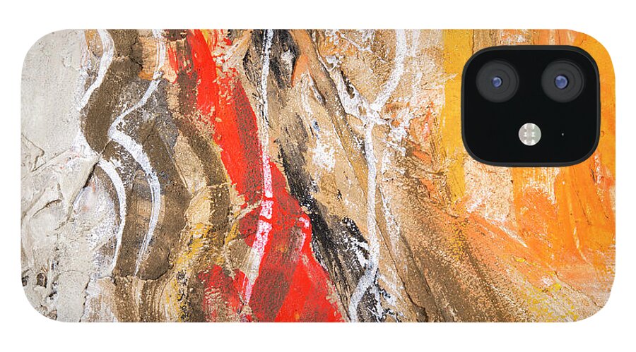 Oil Painting iPhone 12 Case featuring the photograph Abstract Painting Background #2 by Gm Stock Films