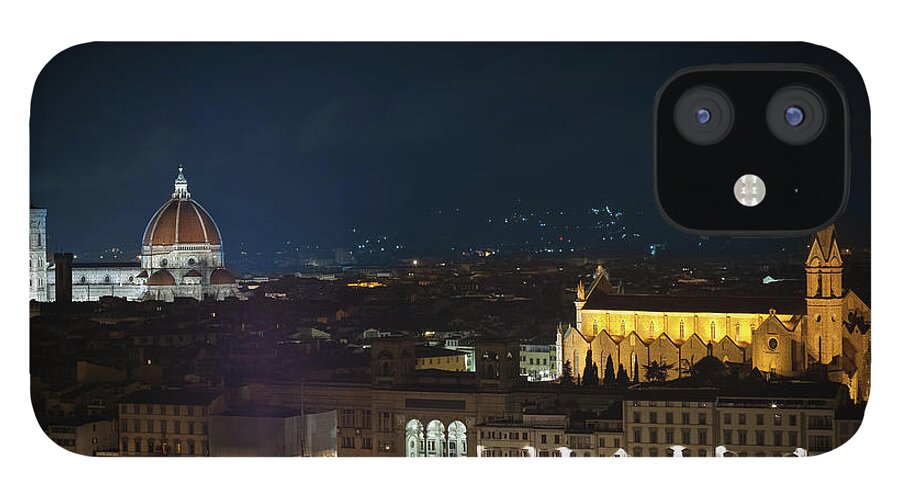 Palazzo Vecchio iPhone 12 Case featuring the photograph Florence #2 by Deimagine