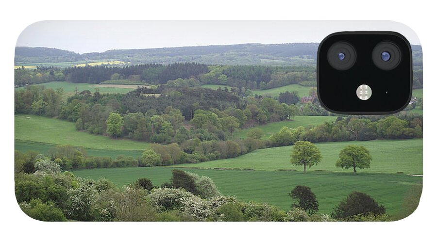 Landscape iPhone 12 Case featuring the photograph Green and Pleasant Land by Jayne Wilson