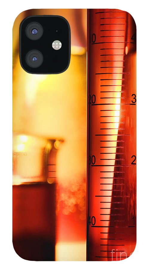Cylinder iPhone 12 Case featuring the photograph Laboratory Equipment in Science Research Lab #2 by Science Research Lab