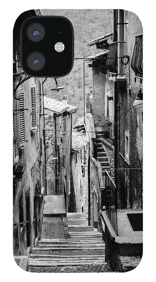 Scanno iPhone 12 Case featuring the photograph Streets of Scanno - Italy #3 by AM FineArtPrints