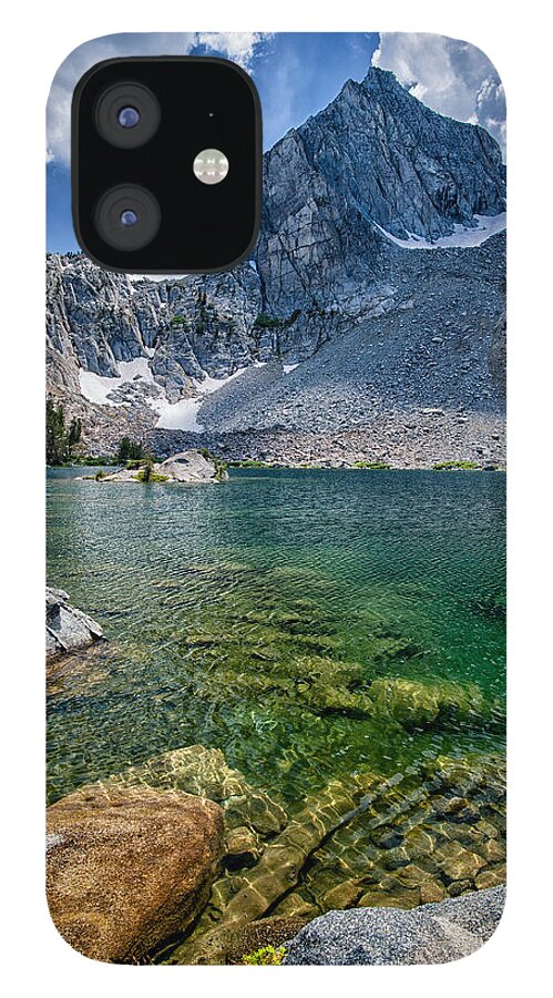 Blue iPhone 12 Case featuring the photograph Treasure Lakes #2 by Cat Connor