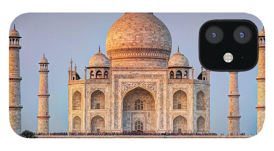 Agra iPhone 12 Case featuring the photograph Taj Mahal #3 by Ivan Slosar
