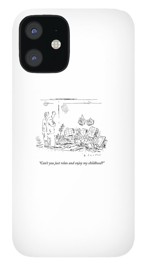 Can't You Just Relax And Enjoy My Childhood? iPhone 12 Case