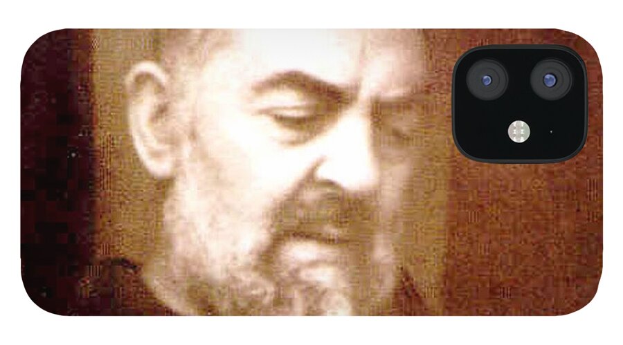 Prayer iPhone 12 Case featuring the photograph Padre Pio #34 by Archangelus Gallery