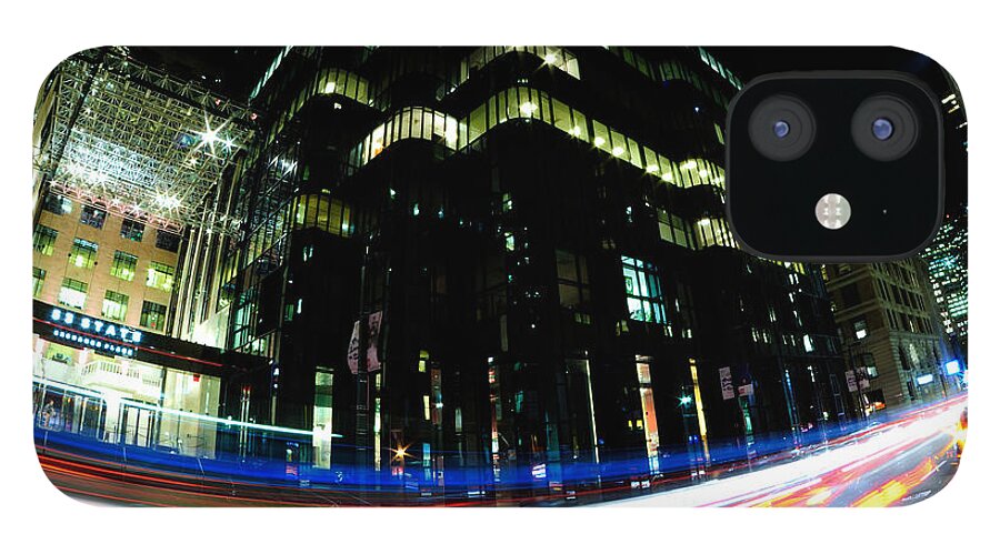 53 State Street iPhone 12 Case featuring the photograph 53 State Street - Exchange Place - Boston by Mark Valentine