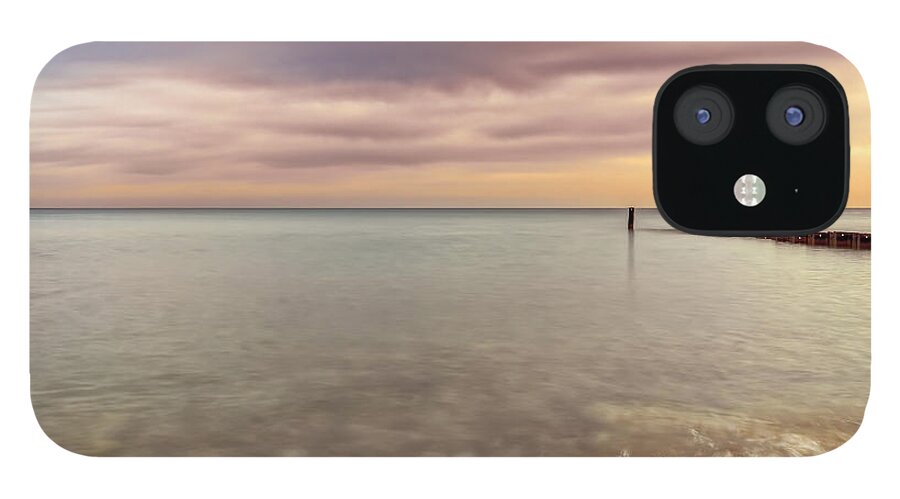 Lake Michigan iPhone 12 Case featuring the photograph Breakwater #6 by Peter Lakomy