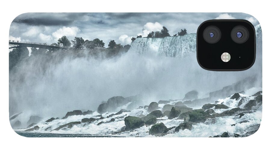 Canada iPhone 12 Case featuring the photograph Niagara Falls #7 by Prince Andre Faubert