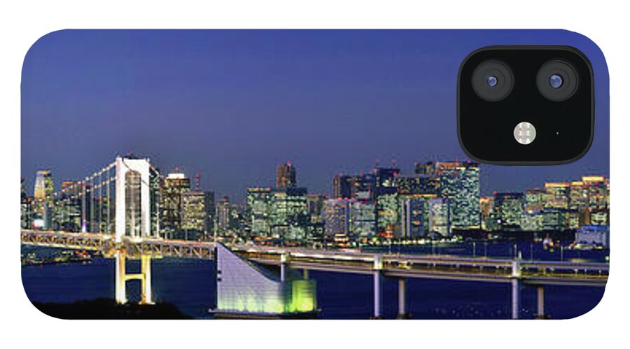 Tokyo Tower iPhone 12 Case featuring the photograph Tokyo Panorama At Sunset #7 by Vladimir Zakharov