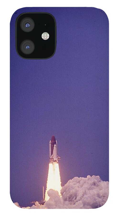 Retro Images Archive iPhone 12 Case featuring the photograph Space Shuttle Challenger #9 by Retro Images Archive