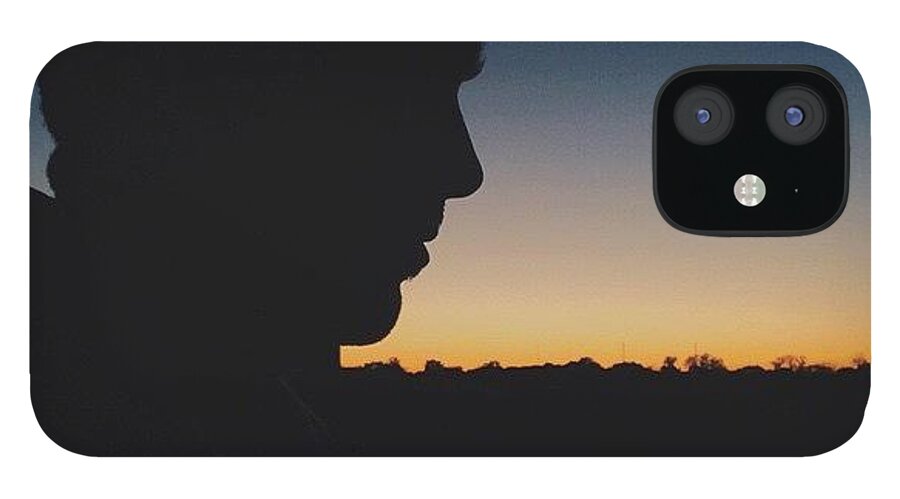  iPhone 12 Case featuring the photograph A Cold Sunset by Blake Fountain 