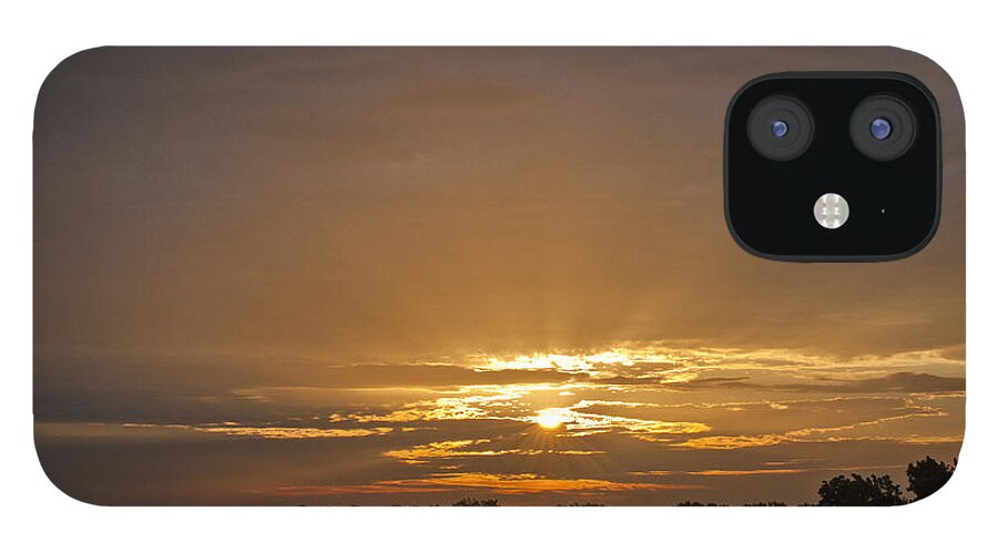 Sunrise iPhone 12 Case featuring the photograph A New Day - Sunrise in Texas by Todd Aaron