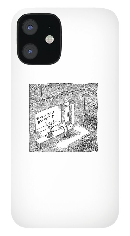 A Robber Holds Up A Liquor Store. The Clerk iPhone 12 Case