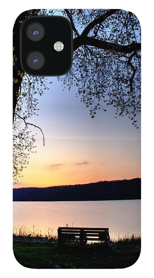 Minnesota iPhone 12 Case featuring the photograph A Seat at Dawn by Hans Brakob