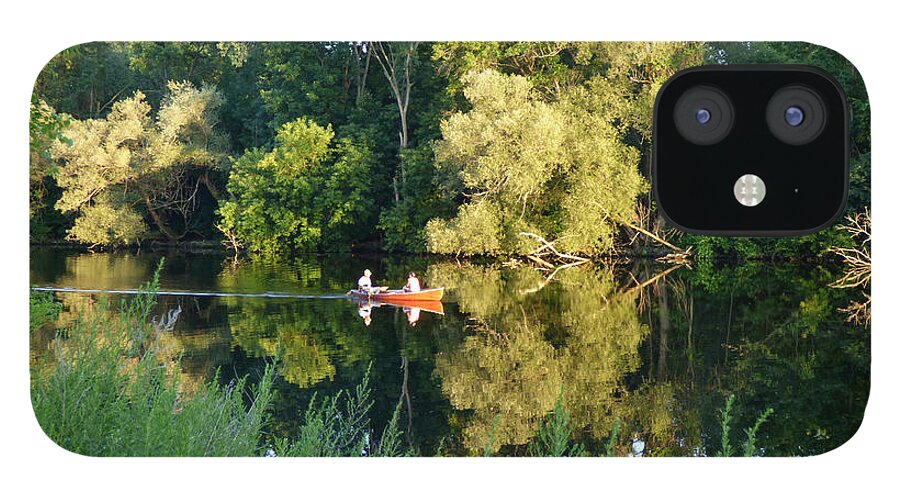 Nature iPhone 12 Case featuring the photograph Afternoon Boat Ride by Rennae Christman