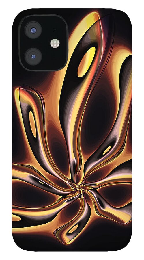 Vic Eberly iPhone 12 Case featuring the digital art Aglow by Vic Eberly