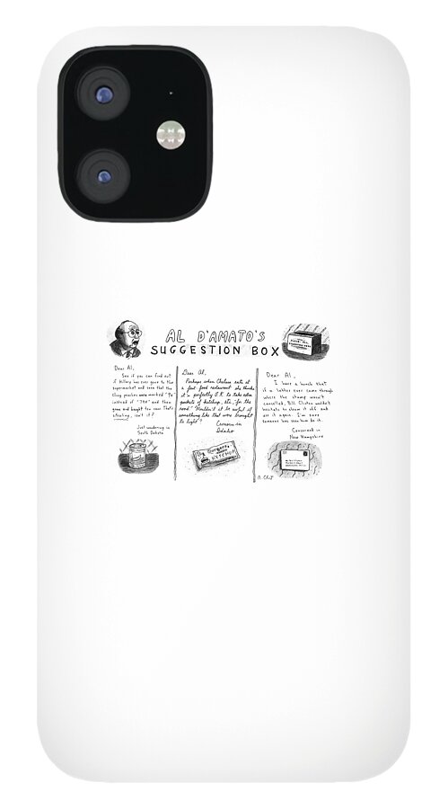 Al D'amato's Suggestion Box iPhone 12 Case