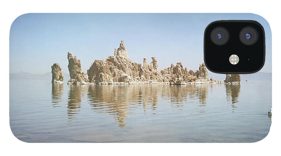 Scenics iPhone 12 Case featuring the photograph An Island Of Tufa Columns On Mono Lake by Tracy Packer Photography
