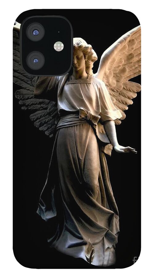 Angels iPhone 12 Case featuring the digital art Angel of Light by Dale  Ford