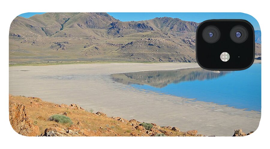 Photo iPhone 12 Case featuring the photograph Antelope Island by Dan Miller