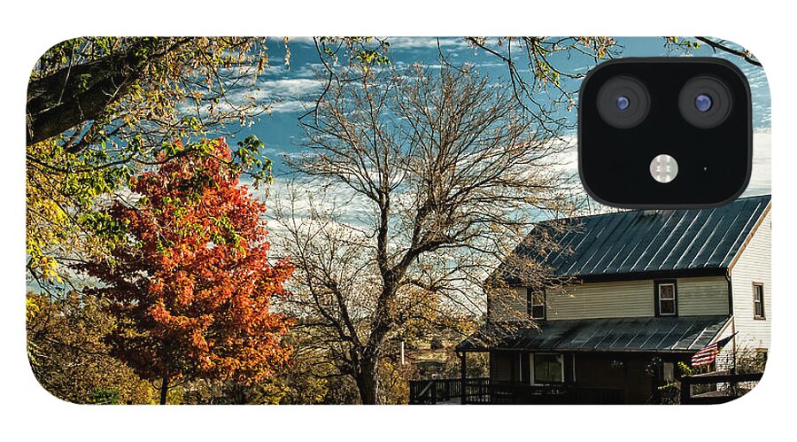 Autumn In The Shenandoah Valley iPhone 12 Case featuring the photograph Autumn Farm House by Lara Ellis