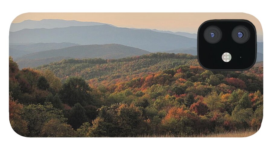 Autumn iPhone 12 Case featuring the photograph Autumn in the Smokies by Anita Adams