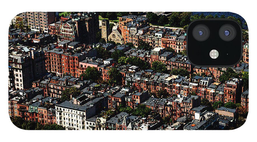 Boston iPhone 12 Case featuring the photograph Back Bay by Norma Brock