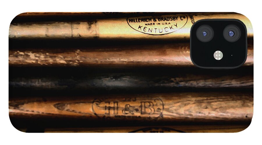 Baseball iPhone 12 Case featuring the photograph Baseball Bats by Bill Cannon