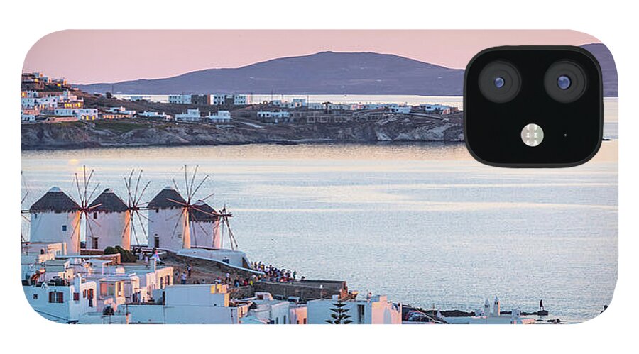 Scenics iPhone 12 Case featuring the photograph Bay Of Mykonos, Greece by Deimagine