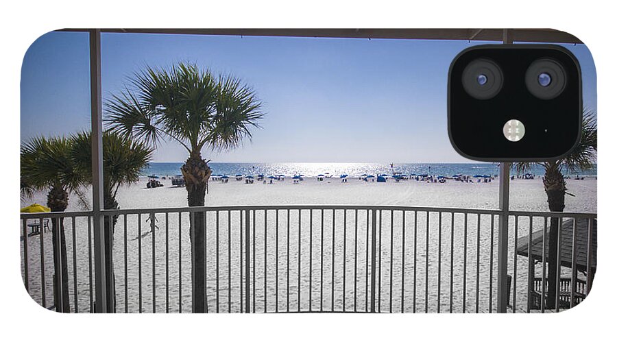 Clearwater Beach iPhone 12 Case featuring the photograph Beach Patio by Carolyn Marshall