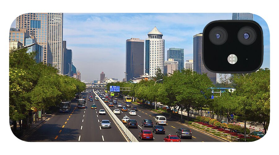 Chinese Culture iPhone 12 Case featuring the photograph Beijing Downtown District by Ithinksky