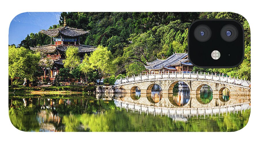 Arch iPhone 12 Case featuring the photograph Black Dragon Pool, Lijiang Yunnan China by Feng Wei Photography