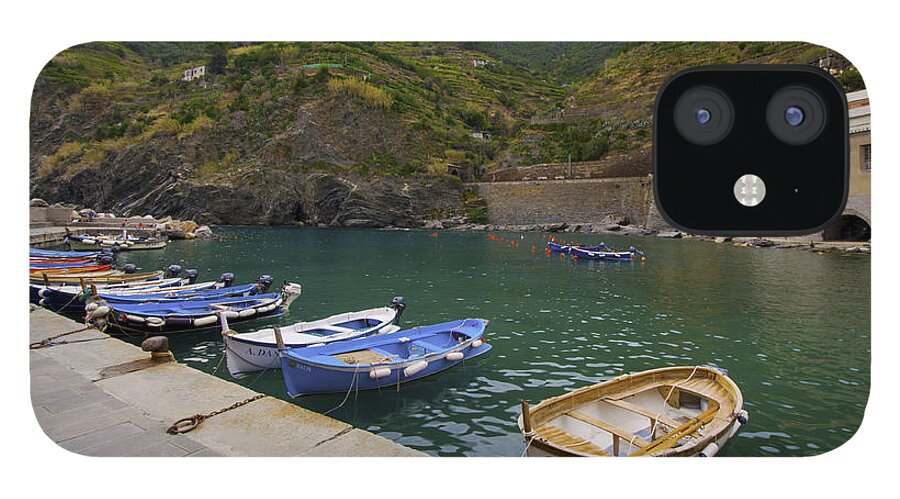 Europe iPhone 12 Case featuring the photograph Boats in Vernazza by Matt Swinden