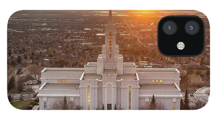 Bountiful Temple iPhone 12 Case featuring the photograph Bountiful by Emily Dickey