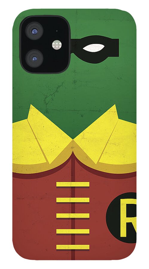 Comic iPhone 12 Case featuring the digital art Boy Wonder by Michael Myers
