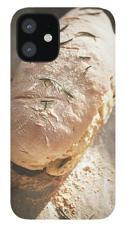 Rosemary iPhone 12 Case featuring the photograph Bread by N+t*