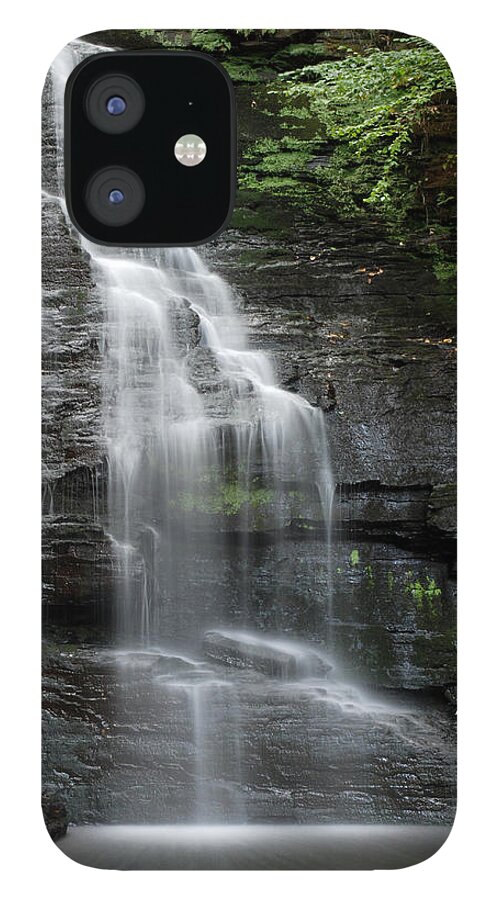 Waterfall iPhone 12 Case featuring the photograph Bridal Veil Falls by Jennifer Ancker