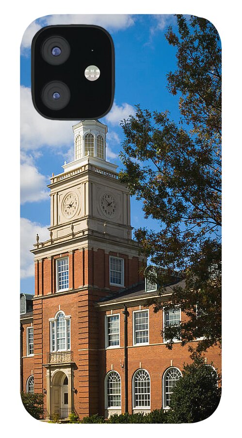 Apsu iPhone 12 Case featuring the photograph Browning Building at A P S U by Ed Gleichman