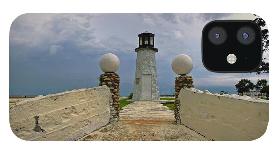 Buckroe iPhone 12 Case featuring the photograph Buckroe Beach Lighthouse by Jerry Gammon