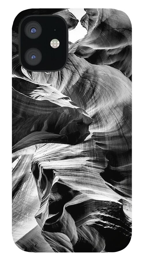 Antelope Canyon iPhone 12 Case featuring the photograph Canyon Flow by Az Jackson